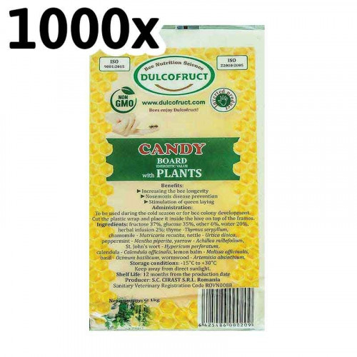 Turta Dulcofruct cu extract de plante 1 kg (1000 buc)