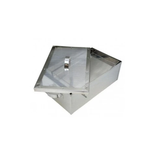 Topitor solar pentru ceara din inox 62.5 x 36 x 21.5 (h) cm