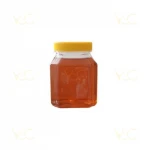 Borcan miere 0.5 kg patrat, din plastic (buc)