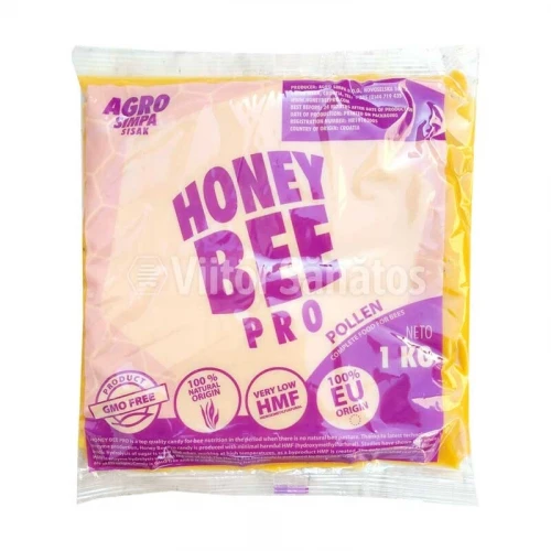 Turta Honey Bee Pro cu Polen 1kg (buc)